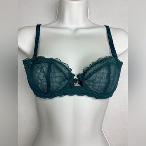 Chantelle TURQUOISE Lacy Demi-cup, 32B *P1000